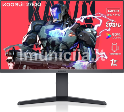 Monitorius KOORUI 27E3Q | 27″ | QHD | IPS | 170Hz