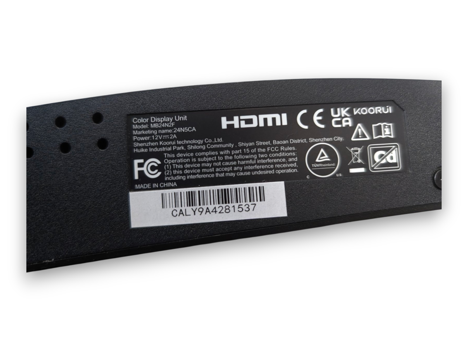 Monitorius KOORUI 24N5 | 23,6″ | Full HD | VA | 75Hz - Image 2