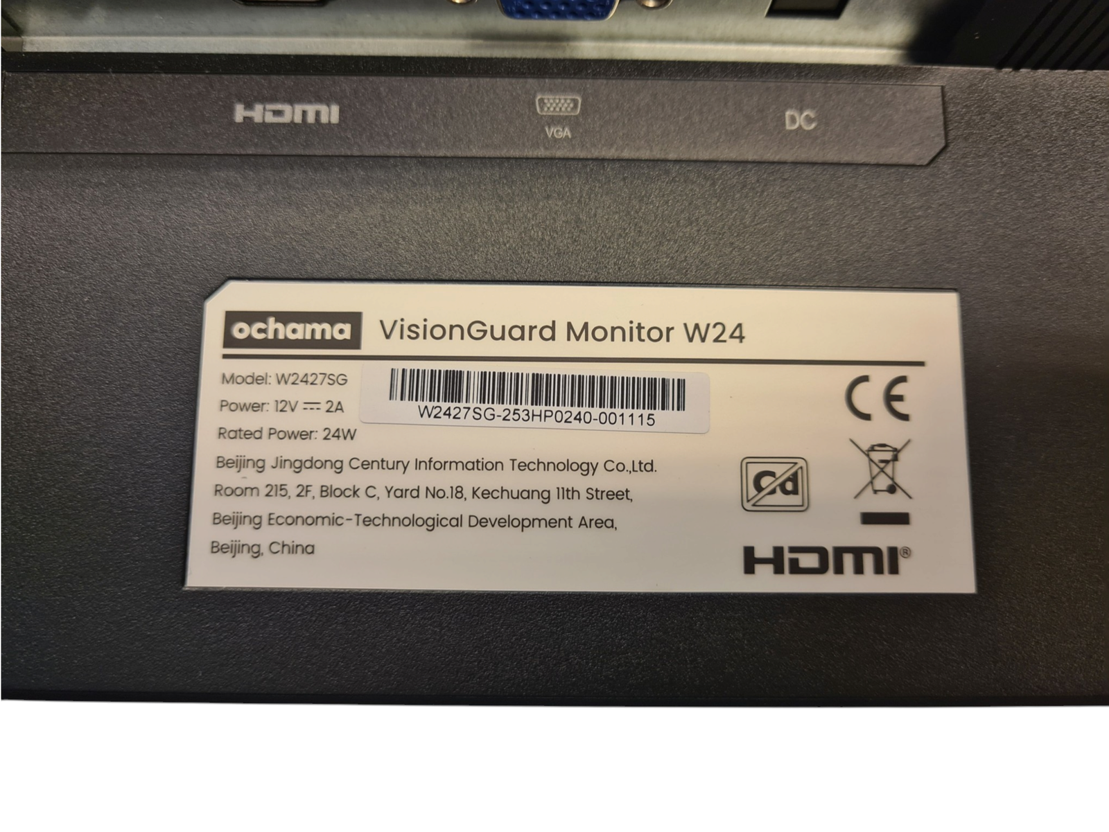 Monitorius Ochama W24 (W2427SG) | 23.8″ | Full HD | 100Hz - Image 8