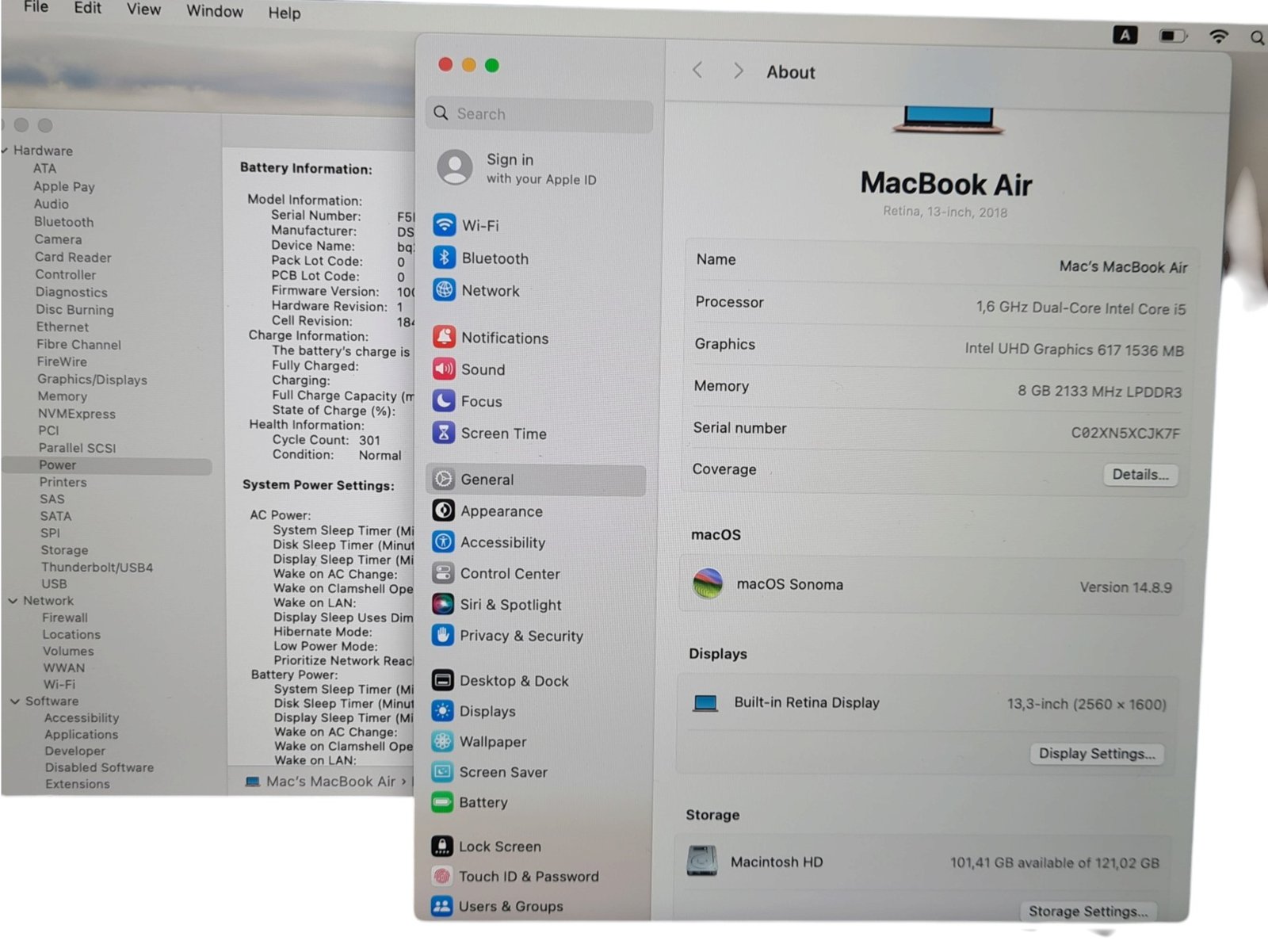 MacBook Air 13″ 2018 Dual-Core Intel Core I5 8GB/128GB - Image 4