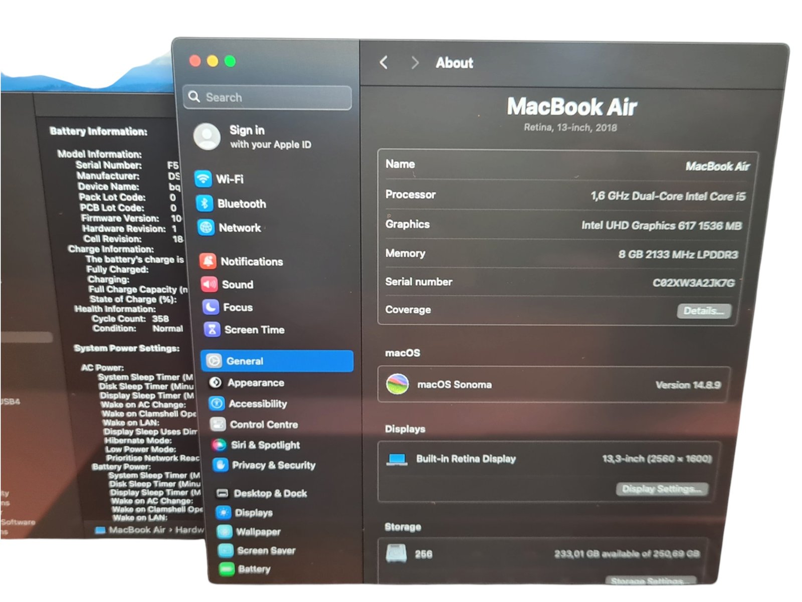 MacBook Air 13″ 2018 Dual-Core Intel Core I5 8GB/256GB - Image 3