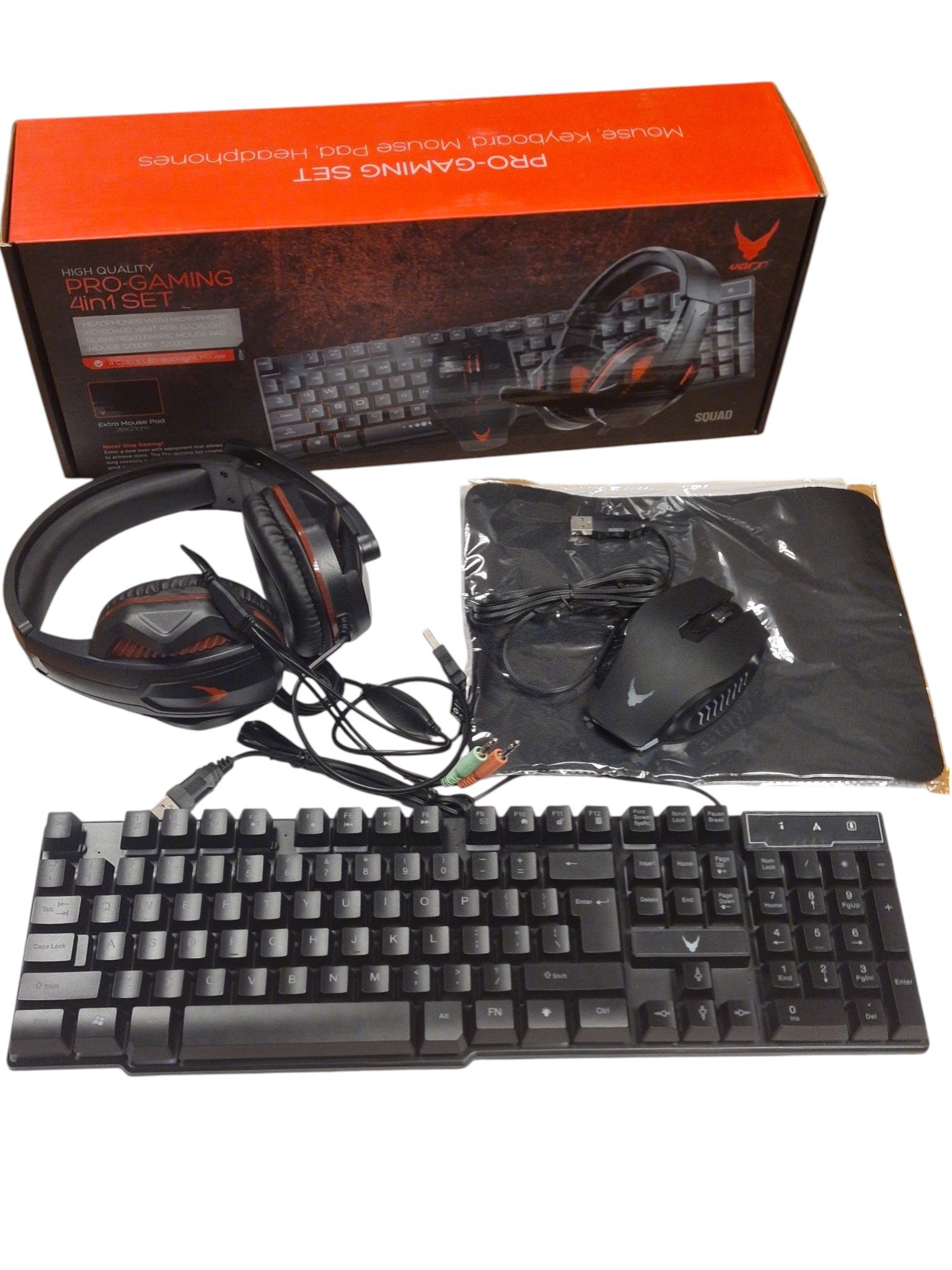 Varr Squad 04 Pro-Gaming 4in1 žaidimų komplektas - Image 2