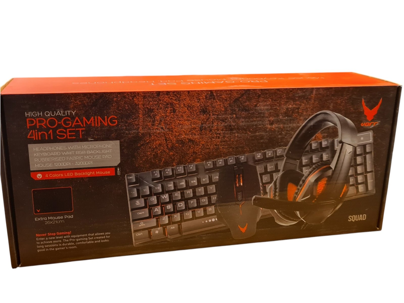 Varr Squad 04 Pro-Gaming 4in1 žaidimų komplektas - Image 3