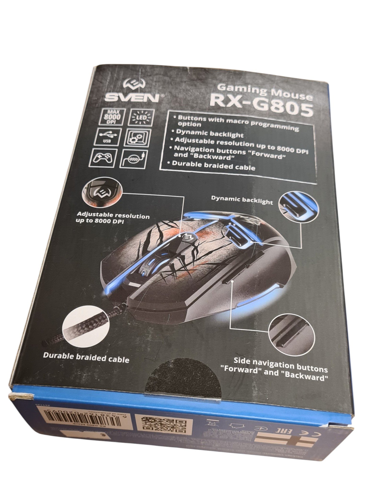 SVEN RX-G805 RGB žaidimų pelė - Image 3
