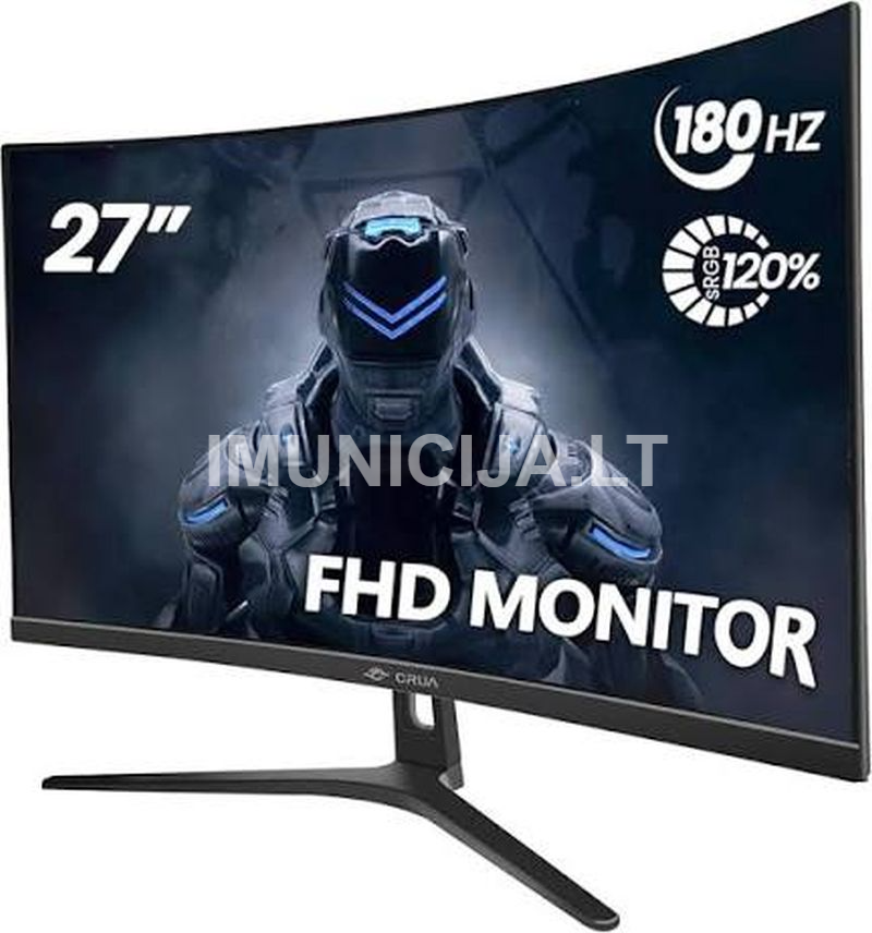 Monitorius CRUA CR270QA | 27″ | FHD | VA | 280Hz | Curved